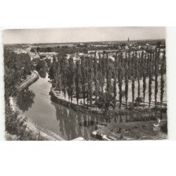 PONT-sur-SAMBRE: la sambre vue aérienne 10X15 - très bon état