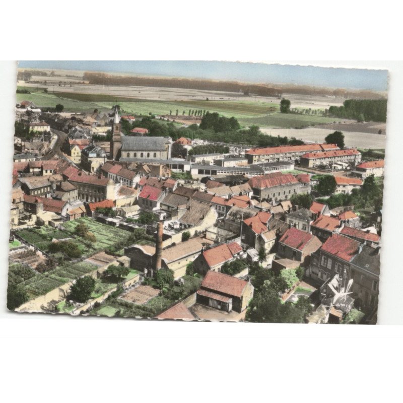 PONT-à-MARCQ: vue générale vue aérienne 10X15 - très bon état