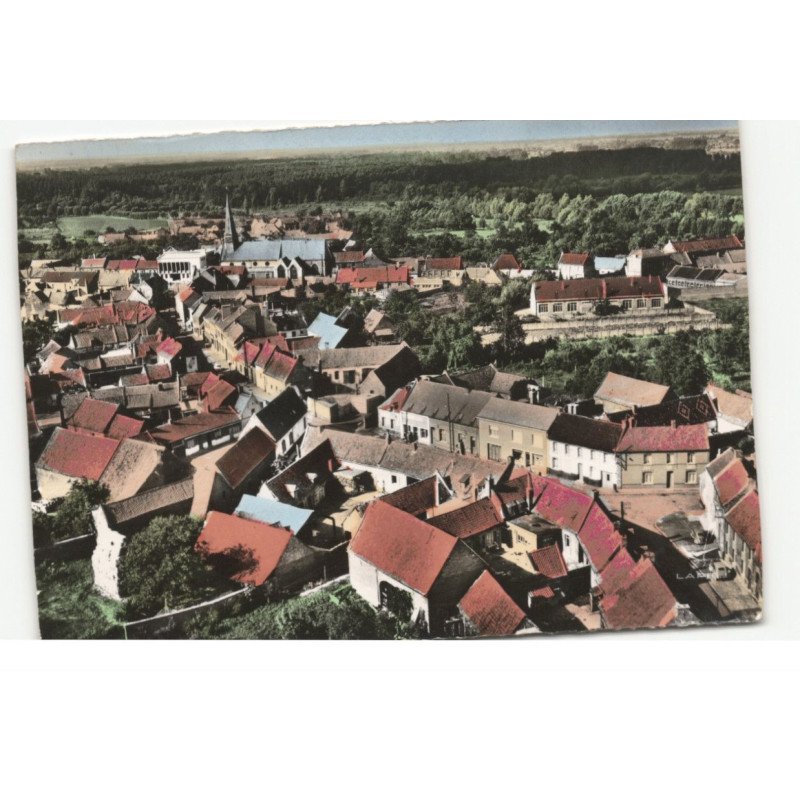 PECQUENCOURT: vue générale vue aérienne 10X15 - très bon état