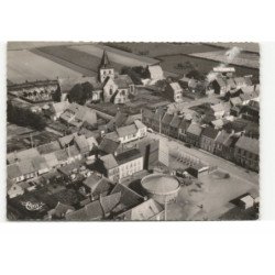 PITGAM: l'église, la place, vue aérienne 10X15 - très bon état