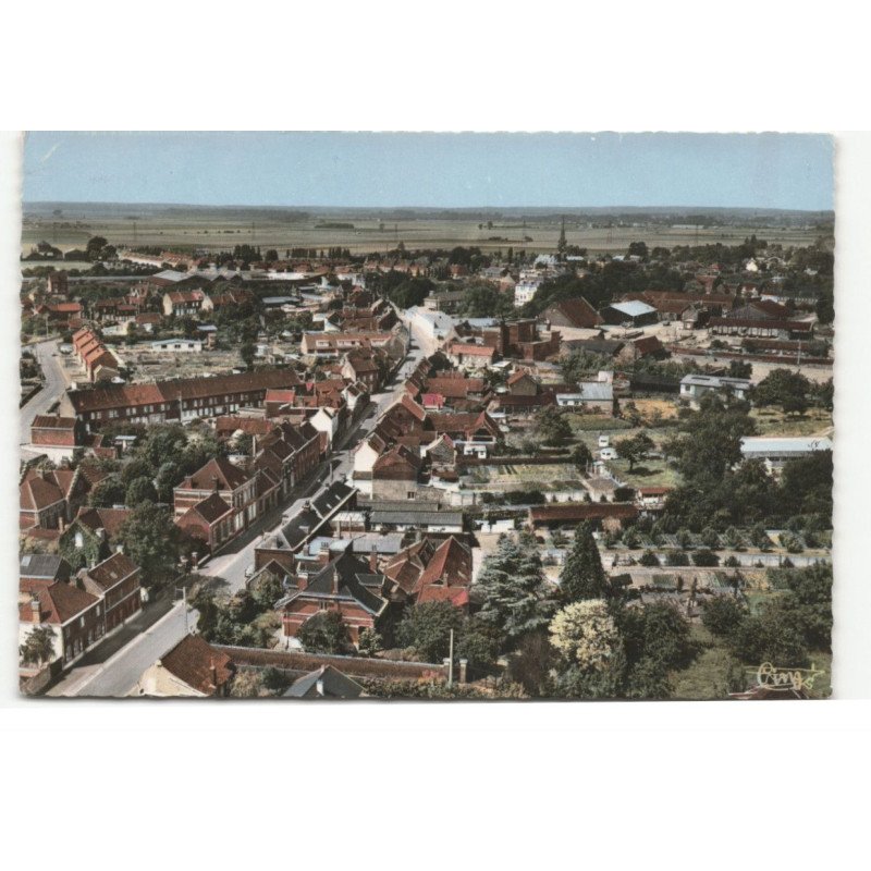 PHALEMPIN: vue générale vue aérienne 10X15 - très bon état