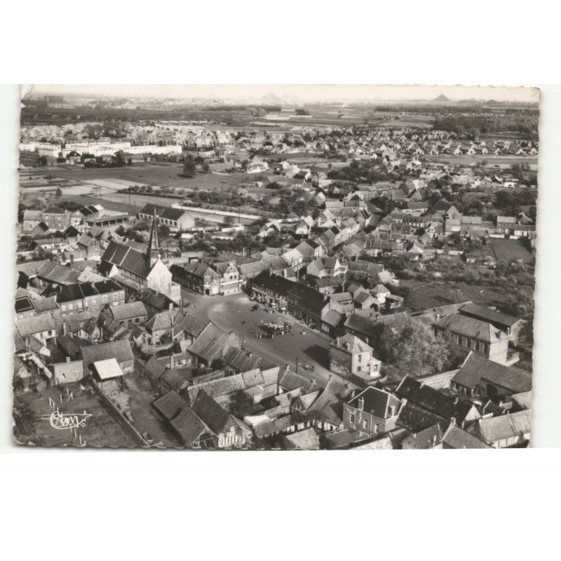 PECQUENCOURT: vue générale vue aérienne 10X15 - très bon état