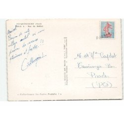 PECQUENCOURT: rue du beffroi vue aérienne 10X15 - très bon état