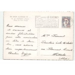 LE QUESNOY: étang du pont rouge vue aérienne 10X15 - très bon état