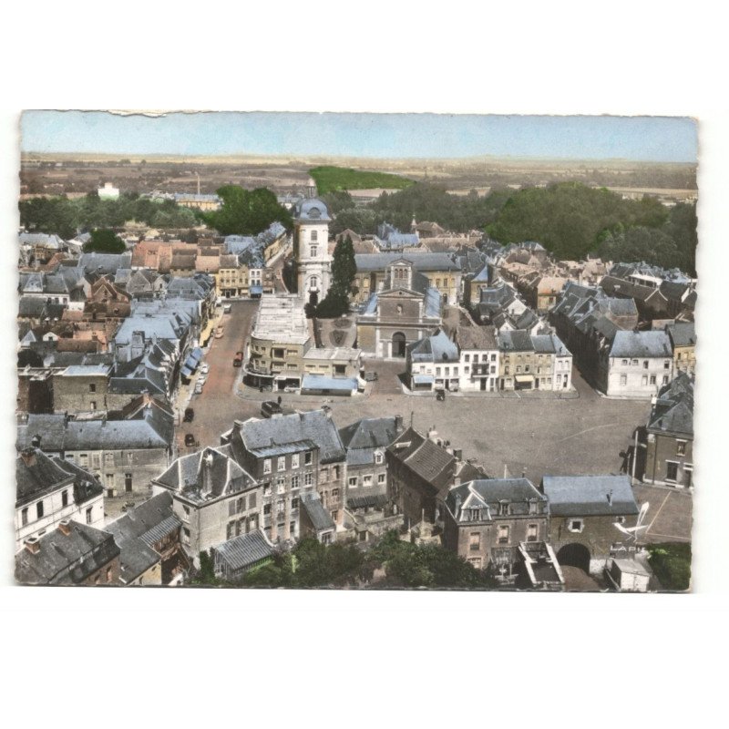 LE QUESNOY: vue générale vue aérienne 10X15 - très bon état
