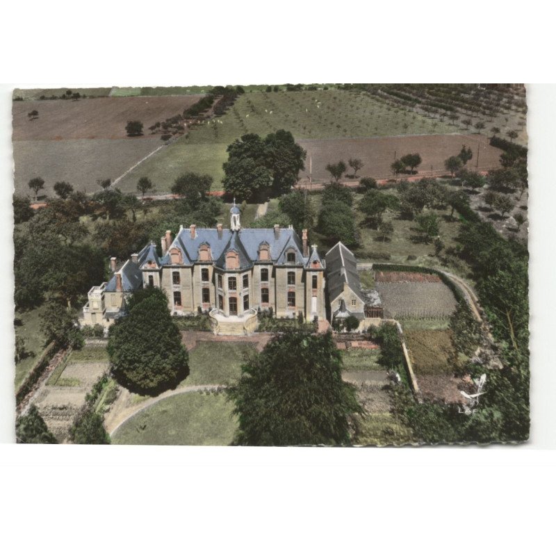 LE QUESNOY: château du pont mantou vue aérienne 10X15 - très bon état