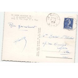 LE QUESNOY: étang du pont rouge et la plage vue aérienne 10X15 - très bon état