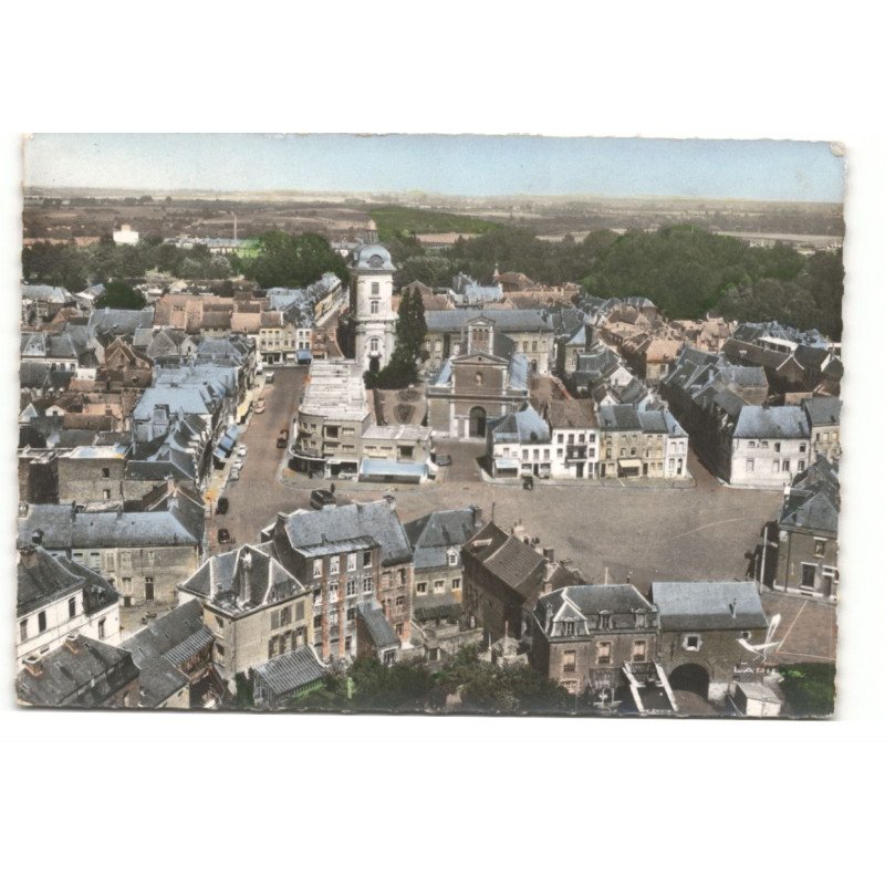LE QUESNOY: vue générale vue aérienne 10X15 - très bon état