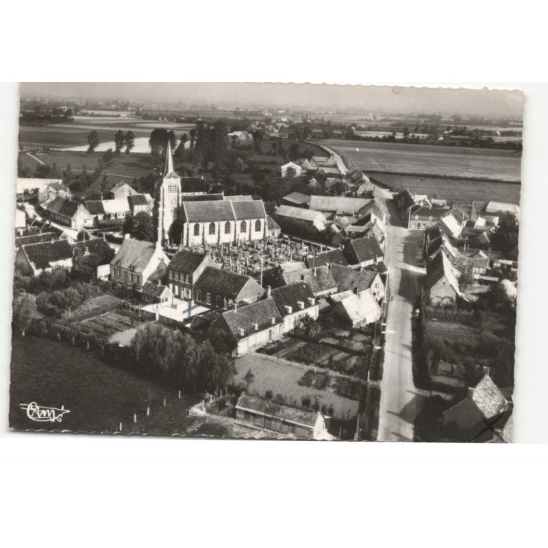 OUDEZEELE: le centre vue aérienne 10X15 - très bon état