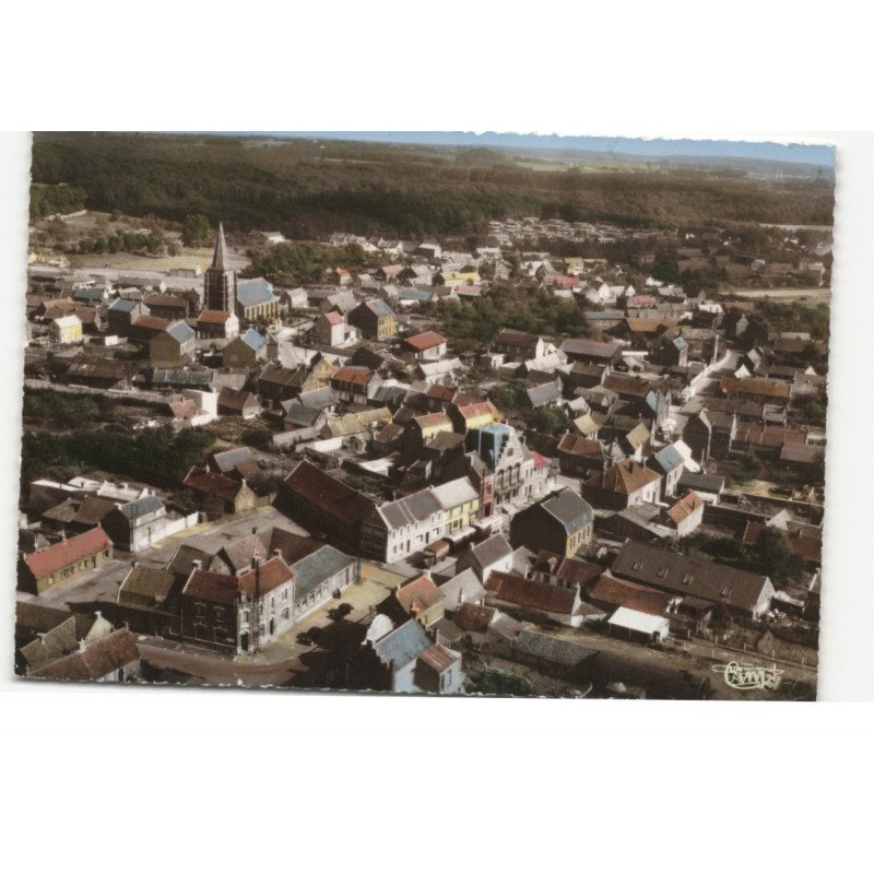 OSTRICOURT: vue aérienne 10X15 - très bon état