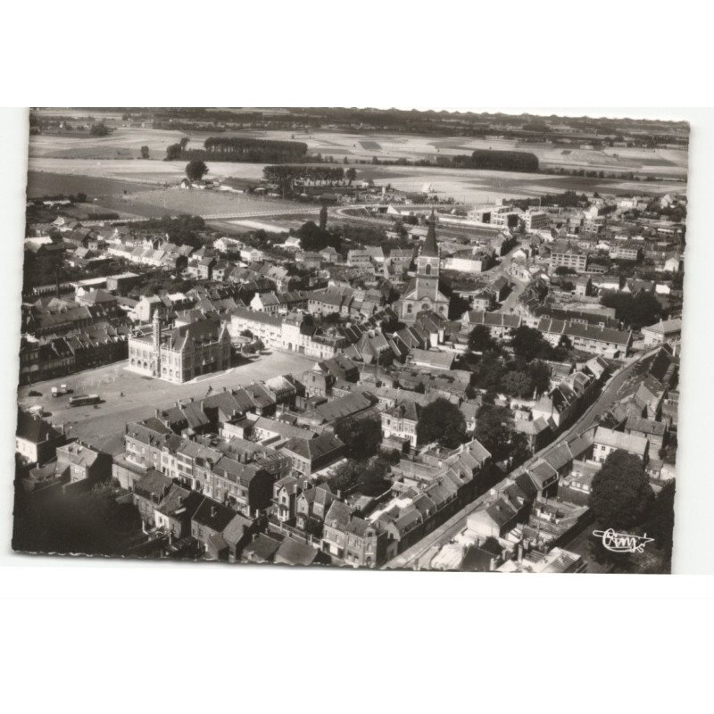 ORCHIES: vue générale vue aérienne 10X15 - très bon état