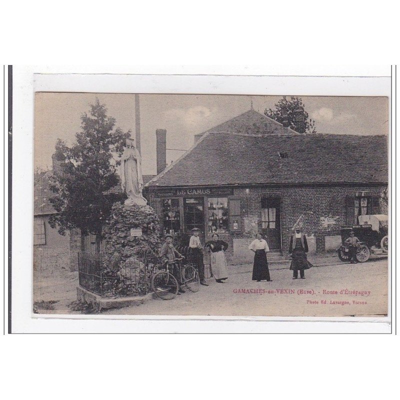 GAMACHE-en-VEXIN : route d'etrapigny - tres bon etat