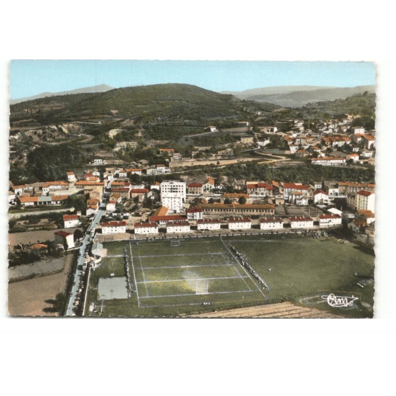 SPORTS: stade, livron, vue générale et terrain de sports - très bon état
