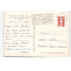 NEUVILLE-en-FERRAIN: rue d'halluin vue aérienne 10X15 - très bon état