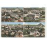 OSTRICOURT: l'église, le groupe roger Salengros, vue panoramique, la gendarmerie vue aérienne 10X15 - très bon état