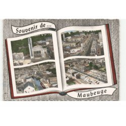 MAUBEUGE: 4 vues vue aérienne 10X15 - très bon état