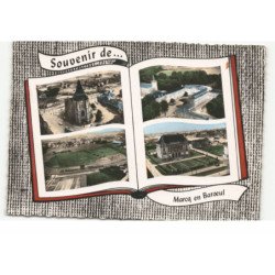 MARCQ en BAROEUL: souvenir de ... 4 vues vue aérienne 10X15 - très bon état