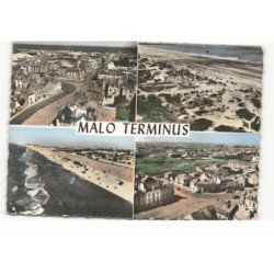 MALO-les-BAINS: 4 vues vue aérienne 10X15 - très bon état