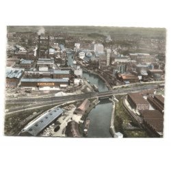 MARQUETTE LES LILLE: usines kuhlmann vue aérienne 10X15 - très bon état