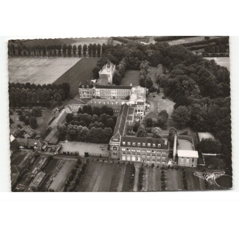 MARCQ-en-BAROEUL: le collège vue aérienne 10X15 - très bon état