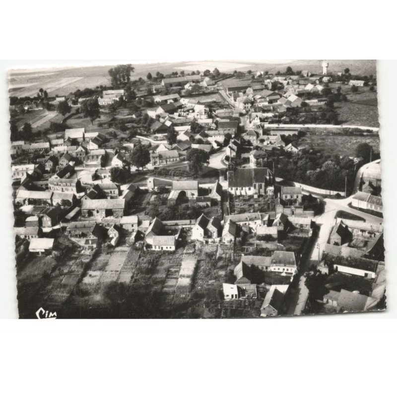MALINCOURT: vue générale vue aérienne 10X15 - très bon état