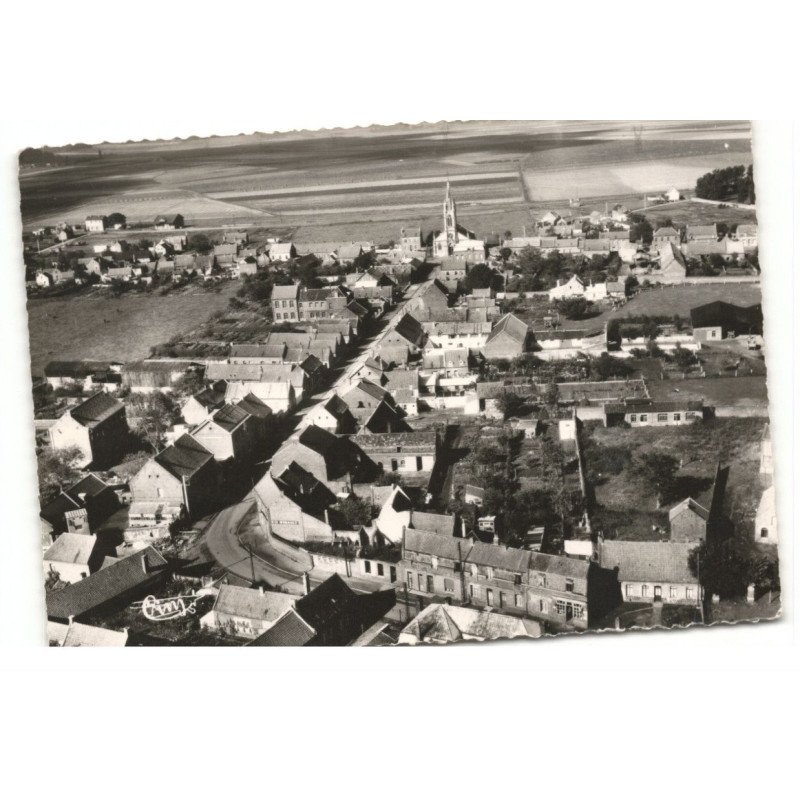 MONCHECOURT: vue générale vue aérienne 10X15 - très bon état