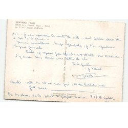 MERVILLE: grand' place, hôtel de ville, église saint-pierre vue aérienne 10X15 - très bon état