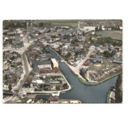 MERVILLE: quartier des 2 ponts vue aérienne 10X15 - très bon état