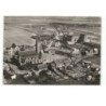 MERRIS: l'église, l'orphelinat vue aérienne 10X15 - très bon état