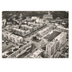 MAUBEUGE: place des nations et porte de mons vue aérienne 10X15 - très bon état