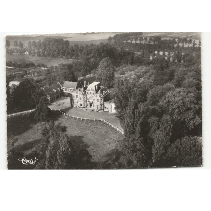 MARQUILLES: château barrois vue aérienne 10X15 - très bon état