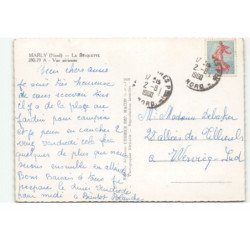 MARLY: la briquette vue aérienne 10X15 - très bon état