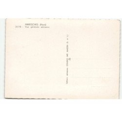 MARESCHES: vue générale vue aérienne 10X15 - très bon état