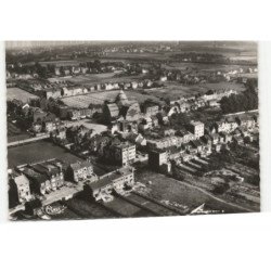 MARCQ-en-BAROEUL: l'église saint-christophe vue aérienne 10X15 - très bon état