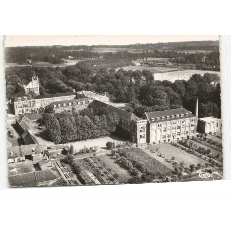 MARCQ-en-BAROEUL: le collège vue aérienne 10X15 - très bon état