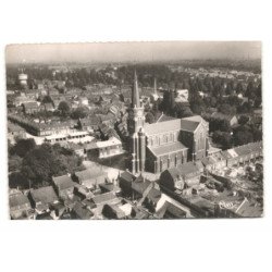 MOUVAUX: église saint-germain vue aérienne 10X15 - très bon état