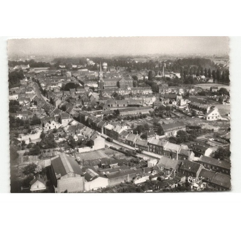 MOUVAUX: rue de lille vue aérienne 10X15 - très bon état