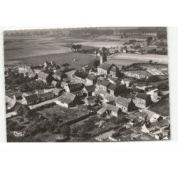 MOUCHIN: église saint-pierre, le centre vue aérienne 10X15 - très bon état