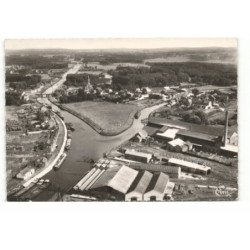 MORTAGNE-du-NORD: vue générale, l'escaut, la scarpe vue aérienne 10X15 - très bon état