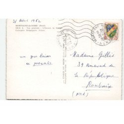 MORTAGNE-du-NORD: vue générale, l'escaut, la scarpe vue aérienne 10X15 - très bon état