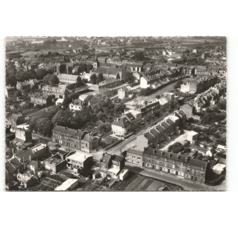 MONS-en-BAROEUL: vue générale vue aérienne 10X15 - très bon état