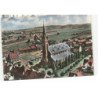 METEREN: l'église vue aérienne 10X15 - très bon état