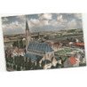 METEREN: la place et l'église vue aérienne 10X15 - très bon état