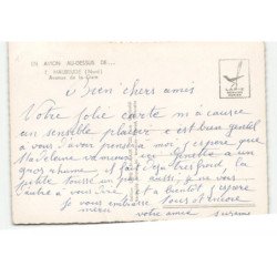 MAUBEUGE: avenue de la gare vue aérienne 10X15 - très bon état