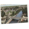 MASNIERES: nouveau pont sur le canal saint-quentin vue aérienne 10X15 - très bon état
