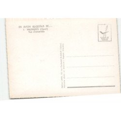 MASNIERES: vue d'ensemble vue aérienne 10X15 - très bon état