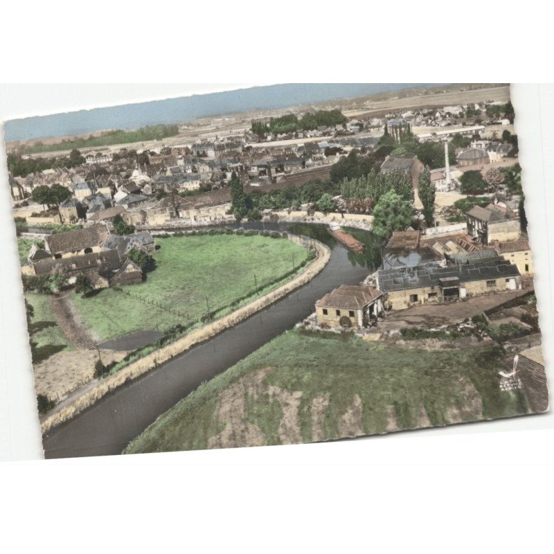 MARCQ-en-BAROEUL: vue panoramique vue aérienne 10X15 - très bon état