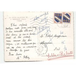 MAROILLES: l'église vue aérienne 10X15 - très bon état