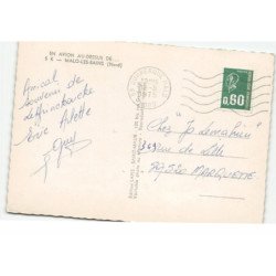 MALO-les-BAINS: plage vue aérienne 10X15 - très bon état