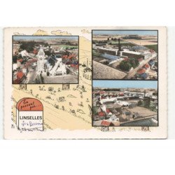LINSELLES: en passant par... vue aérienne 10X15 - très bon état